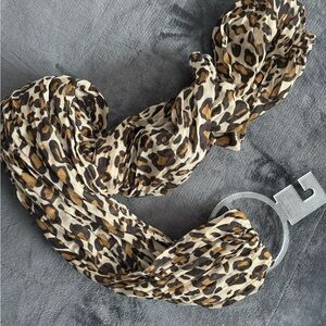Leopard Print Women's Scarf